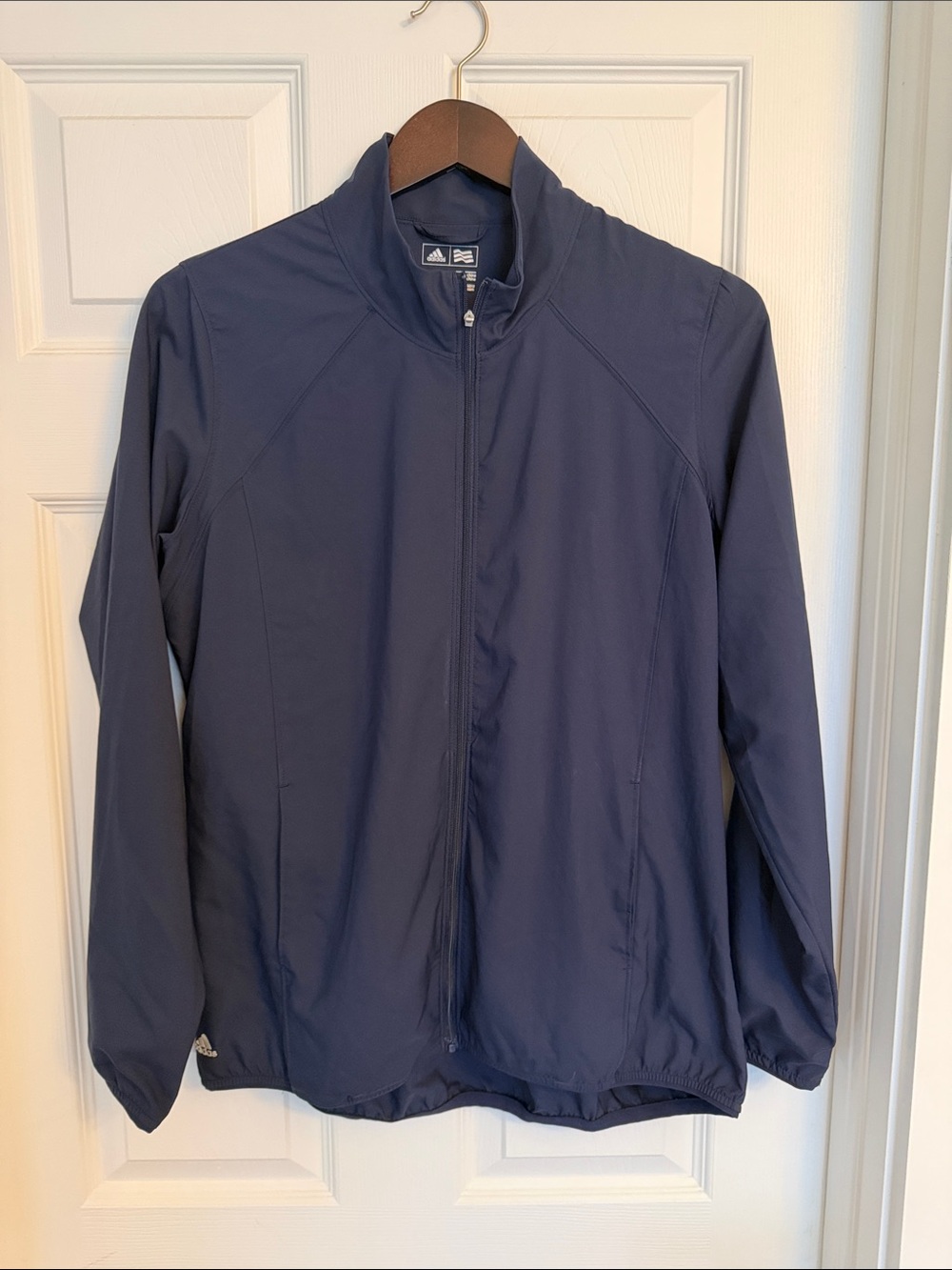 Adidas Women’s Navy Lightweight Full-Zip Jacket